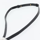 BOTTEGA VENETA Umhängetasche Leder Schwarz Gold Auth ka4471-15