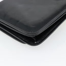 BOTTEGA VENETA Umhängetasche Leder Schwarz Gold Auth ka4471-18