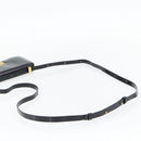 BOTTEGA VENETA Umhängetasche Leder Schwarz Gold Auth ka4471-8