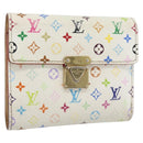 LOUIS VUITTON Multicolor Portefeuille Koala Rich Wallet White M58081 Auth ka4473-1