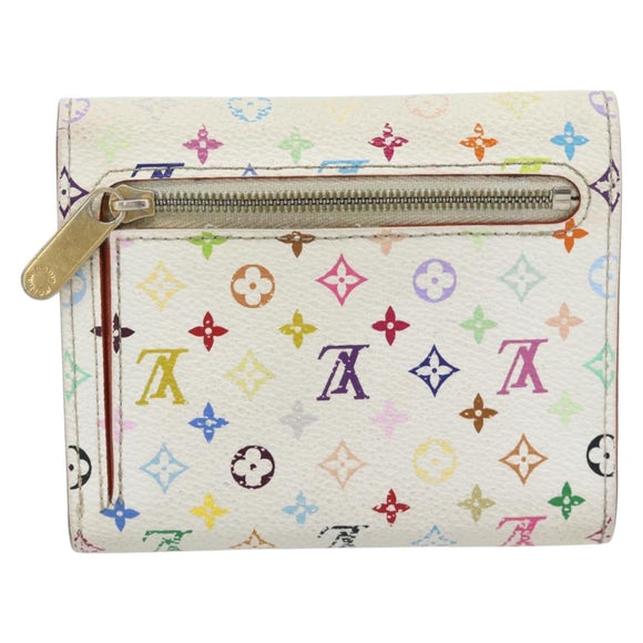 LOUIS VUITTON Multicolor Portefeuille Koala Rich Wallet White M58081 Auth ka4473
