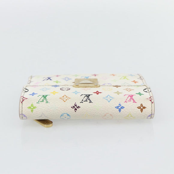 LOUIS VUITTON Multicolor Portefeuille Koala Rich Wallet White M58081 Auth ka4473