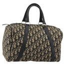 Christian Dior Trotter Canvas Hand Bag Navy Silver Auth ka4475-1