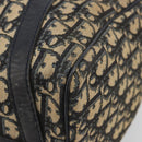 Christian Dior Trotter Canvas Hand Bag Navy Silver Auth ka4475-10