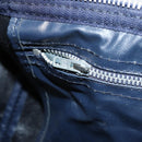 Christian Dior Trotter Canvas Hand Bag Navy Silver Auth ka4475-18