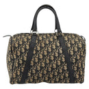 Christian Dior Trotter Canvas Hand Bag Navy Silver Auth ka4475-2