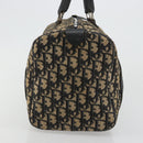 Christian Dior Trotter Canvas Hand Bag Navy Silver Auth ka4475-5
