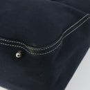 FENDI Hand Bag Canvas Navy Silver Auth ka4476A-9