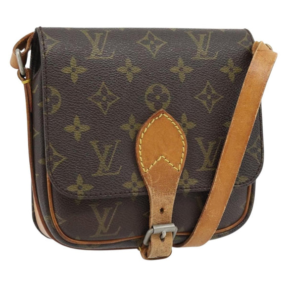 LOUIS VUITTON Monogram Cartouchiere PM Shoulder Bag M51254 LV Auth ka4477