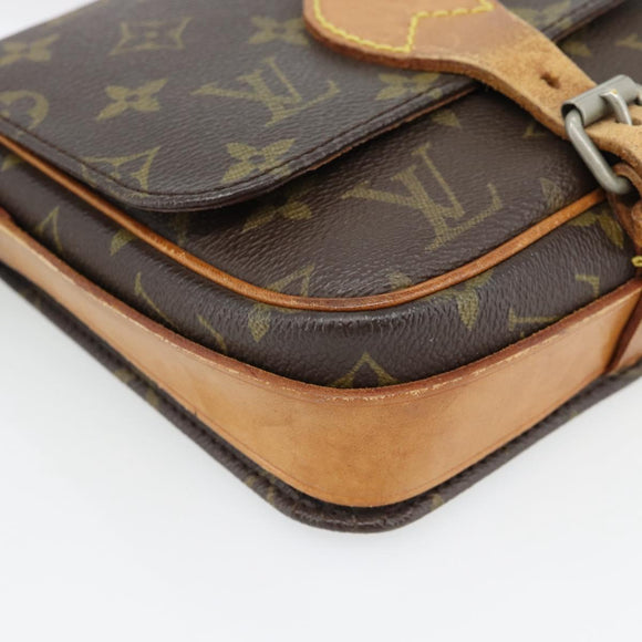 LOUIS VUITTON Monogram Cartouchiere PM Shoulder Bag M51254 LV Auth ka4477