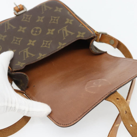 LOUIS VUITTON Monogram Cartouchiere PM Shoulder Bag M51254 LV Auth ka4477