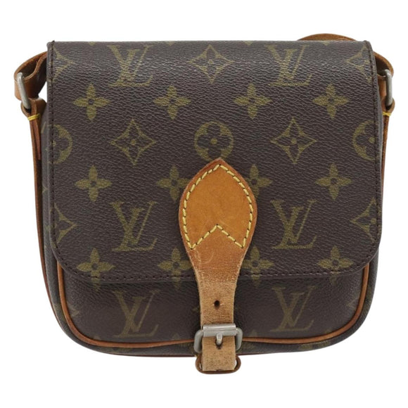 LOUIS VUITTON Monogram Cartouchiere PM Shoulder Bag M51254 LV Auth ka4477