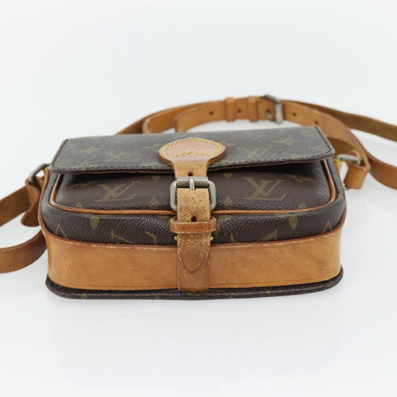 LOUIS VUITTON Monogram Cartouchiere PM Shoulder Bag M51254 LV Auth ka4477