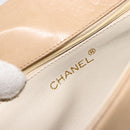 CHANEL Matelasse Chain Shoulder Bag Lamb Skin Beige Gold CC Auth ka4478V-15