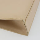 Salvatore Ferragamo Shoulder Bag Leather Silver Beige Auth ka4481-16