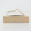 Salvatore Ferragamo Shoulder Bag Leather Silver Beige Auth ka4481-5