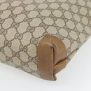 GUCCI GG Supreme Web Sherry Line Bag PVC Beige Gold 002 104 0054 Auth ka4482A-8