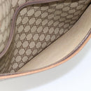GUCCI GG Supreme Web Sherry Line Bag PVC Beige Gold 002 104 0054 Auth ka4482A-11