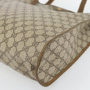 GUCCI GG Supreme Tote Bag PVC Beige Goud 92 02 998 Auth ka4483-9
