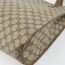 GUCCI GG Supreme Tote Bag PVC Beige Goud 92 02 998 Auth ka4483-15