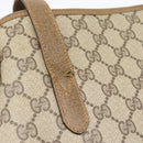 GUCCI GG Supreme Tote Bag PVC Beige Goud 92 02 998 Auth ka4483-10