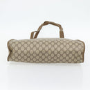 GUCCI GG Supreme Tote Bag PVC Beige Goud 92 02 998 Auth ka4483-5