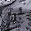 GUCCI Shoulder Bag Leather 2way Black Silver Auth ka4484-22