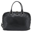 GUCCI Shoulder Bag Leather 2way Black Silver Auth ka4484-3
