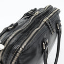 GUCCI Shoulder Bag Leather 2way Black Silver Auth ka4484-6