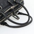 GUCCI Shoulder Bag Leather 2way Black Silver Auth ka4484-7