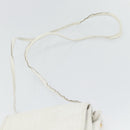 FENDI Shoulder Bag Leather White Gold Auth ka4485-8
