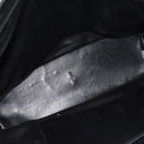 TIFFANY&Co. Tote Bag Leather Black Gold Auth ka4487-11