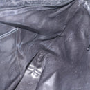 TIFFANY&Co. Tote Bag Leather Black Gold Auth ka4487-20