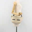 GUCCI Sherry Line Waist bag Leather Red White 493869 Auth ka4491A-20