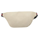 GUCCI Sherry Line Waist bag Leather Red White 493869 Auth ka4491A-3