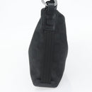 Salvatore Ferragamo Gancini Shoulder Bag Canvas Black Silver Auth ka4493A-4