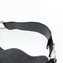 Salvatore Ferragamo Gancini Shoulder Bag Canvas Black Silver Auth ka4493A-8