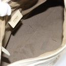 FENDI Zucca Canvas Shoulder Bag PVC White Gold Auth ka4495A-16