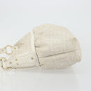 FENDI Zucca Canvas Shoulder Bag PVC White Gold Auth ka4495A-5