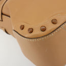 TOD’S Shoulder Bag Leather Brown Silver Auth ka4498A-11