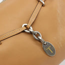 TOD’S Shoulder Bag Leather Brown Silver Auth ka4498A-15