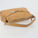 TOD’S Shoulder Bag Leather Brown Silver Auth ka4498A-7