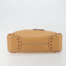 TOD’S Shoulder Bag Leather Brown Silver Auth ka4498A-9