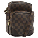 LOUIS VUITTON Damier Ebene Amazon Shoulder Bag SPO N48074 LV Auth ka4499-1