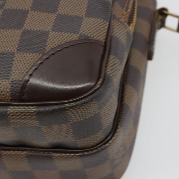 LOUIS VUITTON Damier Ebene Amazon Shoulder Bag SPO N48074 LV Auth ka4499