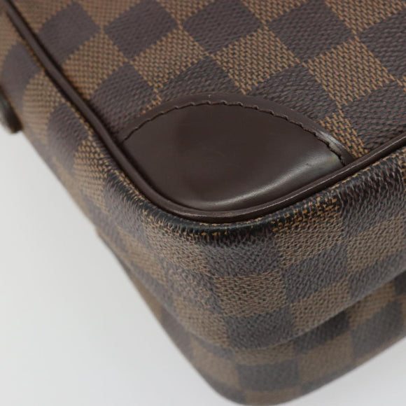 LOUIS VUITTON Damier Ebene Amazon Shoulder Bag SPO N48074 LV Auth ka4499