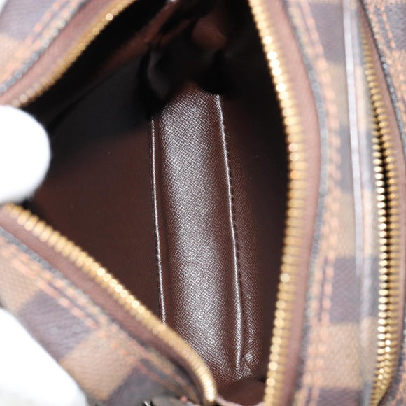 LOUIS VUITTON Damier Ebene Amazon Shoulder Bag SPO N48074 LV Auth ka4499