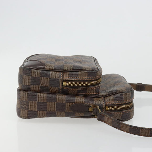 LOUIS VUITTON Damier Ebene Amazon Shoulder Bag SPO N48074 LV Auth ka4499