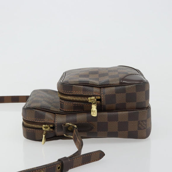 LOUIS VUITTON Damier Ebene Amazon Shoulder Bag SPO N48074 LV Auth ka4499