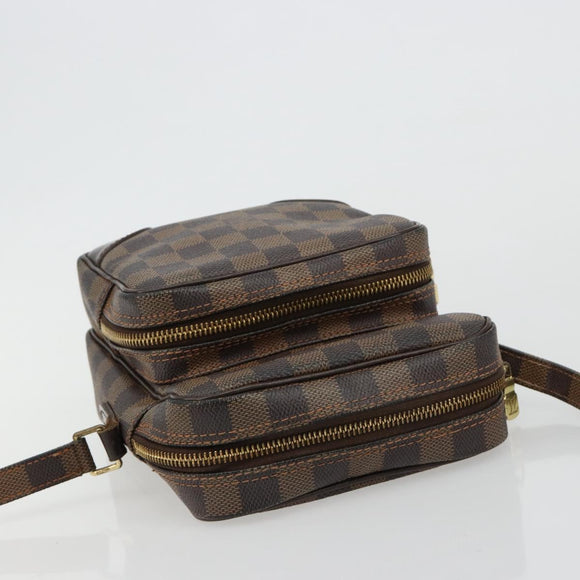 LOUIS VUITTON Damier Ebene Amazon Shoulder Bag SPO N48074 LV Auth ka4499